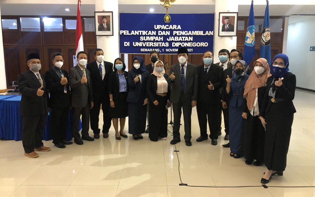 Pelantikan Ketua Departemen Teknik Komputer Universitas Diponegoro Periode 2021 -2026