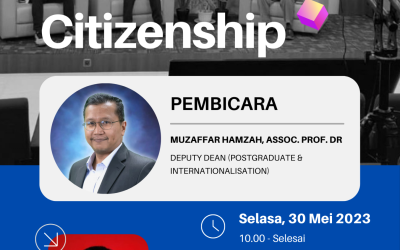 [AGENDA] Visiting Lecturer “Virtual Citizenship” oleh Assoc. Prof. Dr. Muzaffar Hamzah